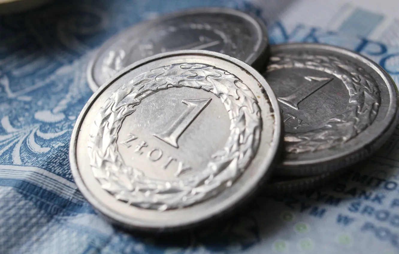 Photo wallpaper money, coins, bank note