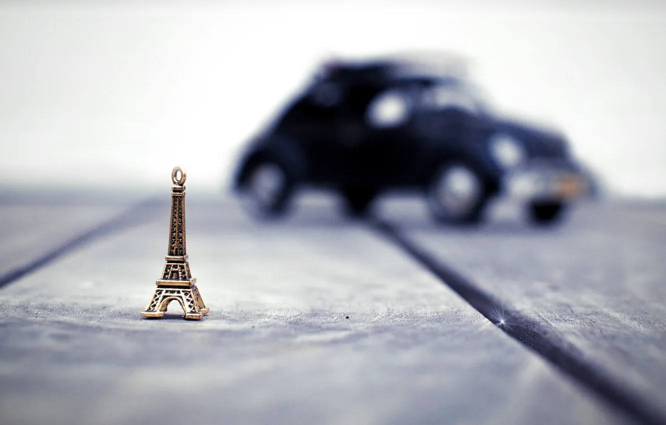 Photo wallpaper background, mood, Wallpaper, blur, wallpaper, figurine, Eiffel tower, widescreen
