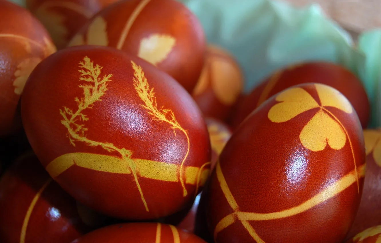 Photo wallpaper pattern, eggs, Easter, Sunday, krashenka