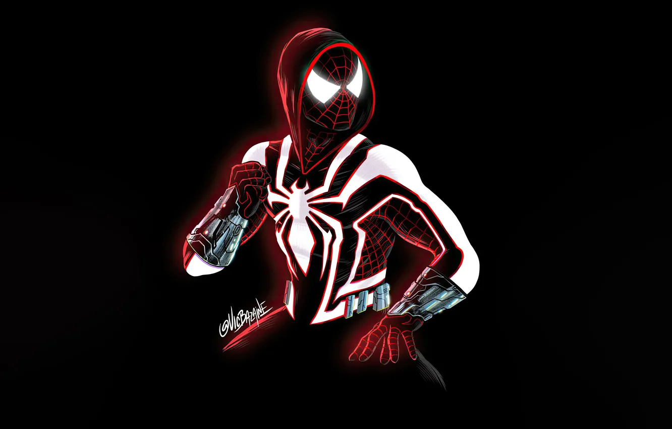 Photo wallpaper Spiderman, Superhero, remarkable
