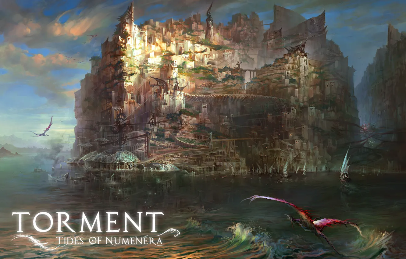 Photo wallpaper art, RPG, Torment: Tides of Numenera