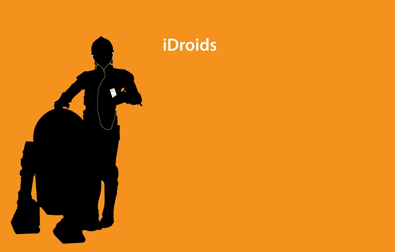 Photo wallpaper ipod, headphones, Star Wars, droid