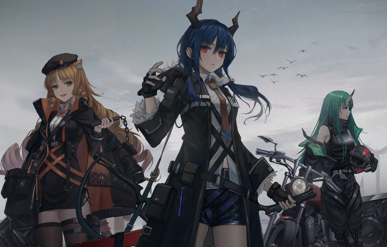 Photo wallpaper Arknights, Ch in, Hoshiguma, Swire