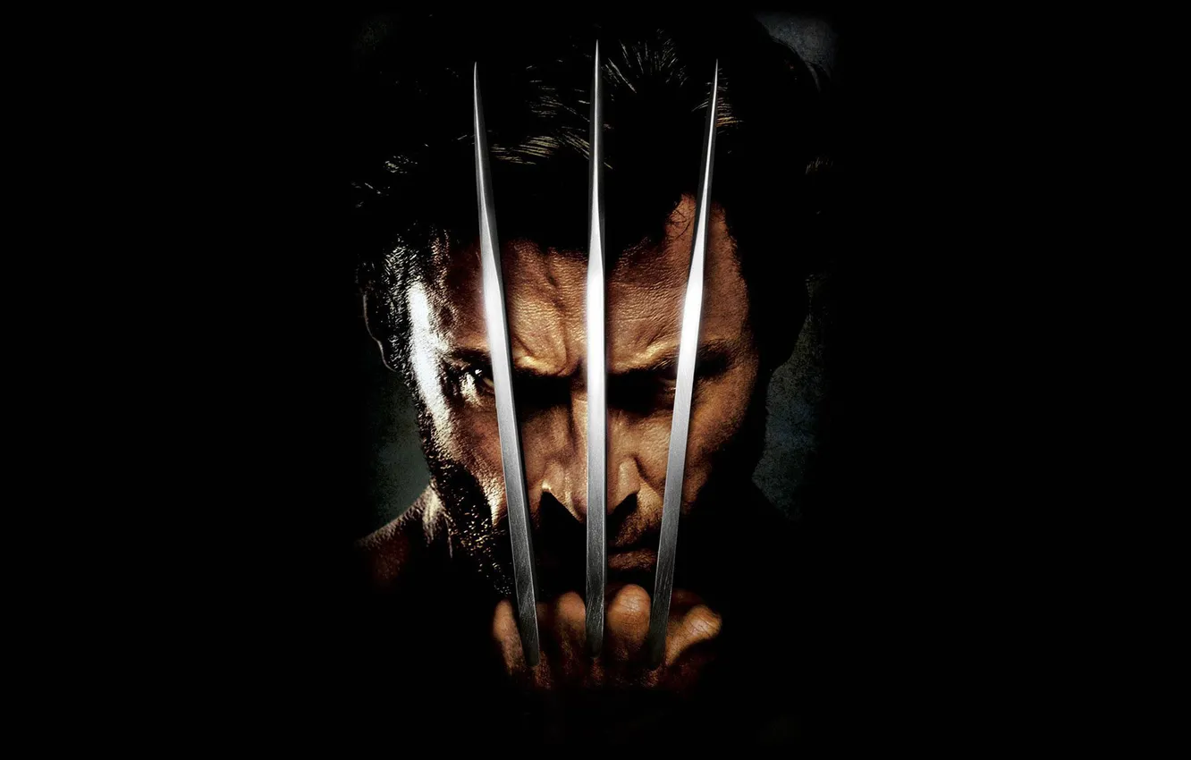 Photo wallpaper metal, knife, claws, Wolverine, Wolverine, X-Men