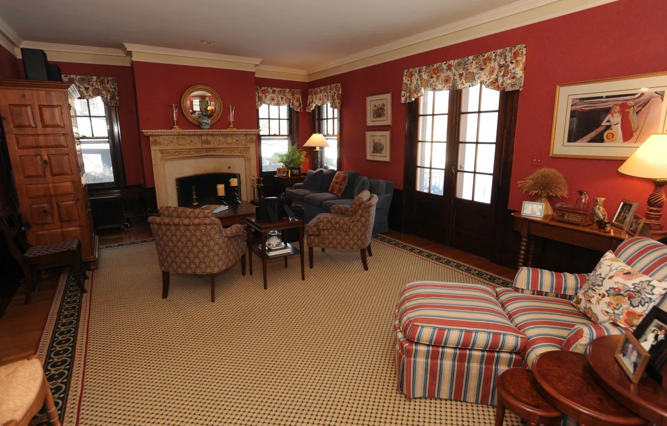 Photo wallpaper design, style, room, interior, living room