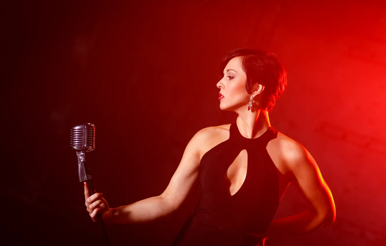 Photo wallpaper Music, woman, singer, show