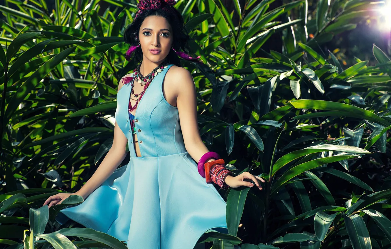 Photo wallpaper girl, hot, sexy, eyes, smile, beautiful, figure, model