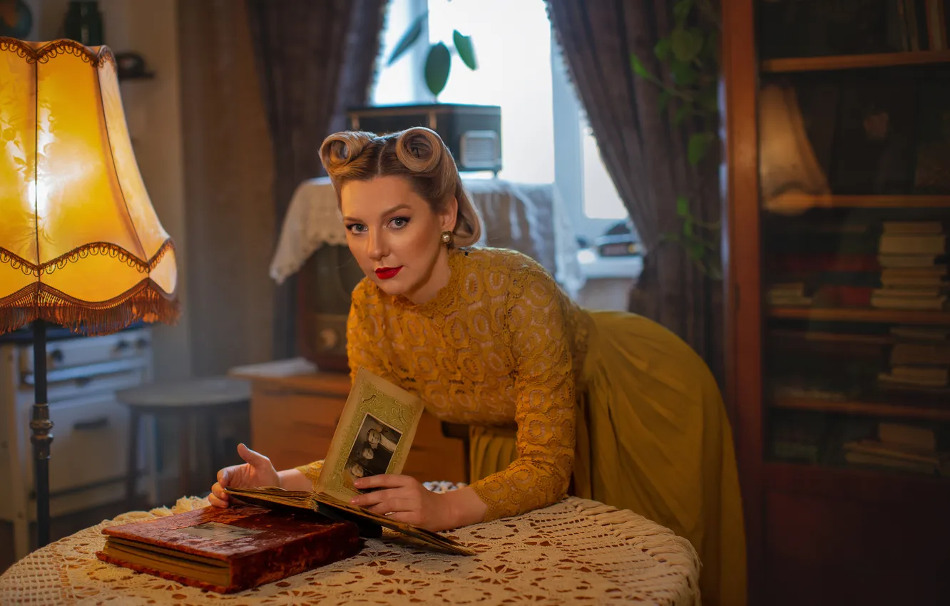 Photo wallpaper pose, blonde, album, book, Tatyana Shepeleva, Jazz Time