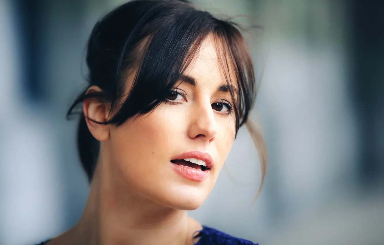 Photo wallpaper look, sponge, teeth, David Olkarny, Windy staring