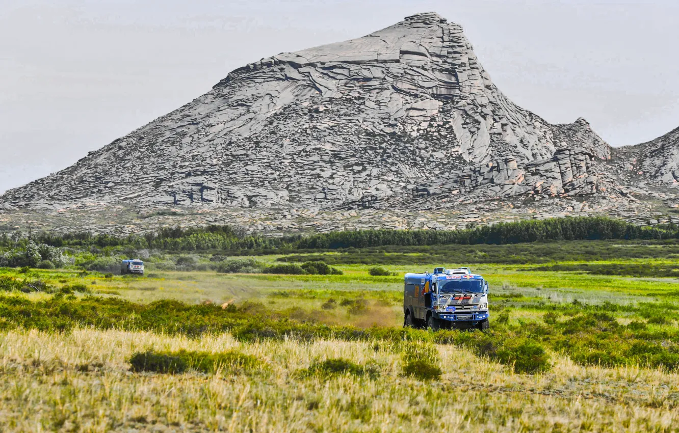 Photo wallpaper the sky, mountains, nature, rocks, race, sport, two, speed
