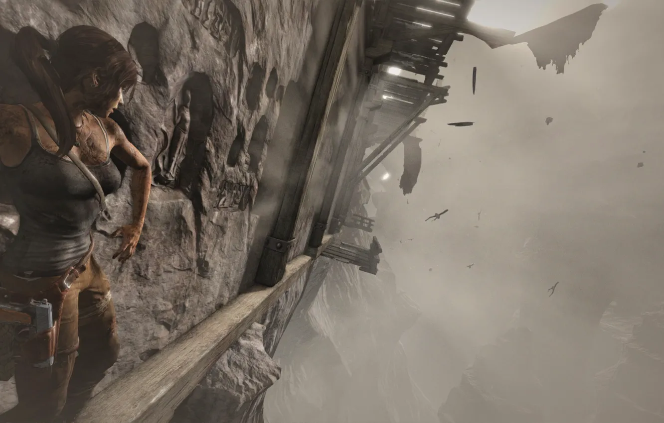 Photo wallpaper the game, Tomb Raider, Lara Croft