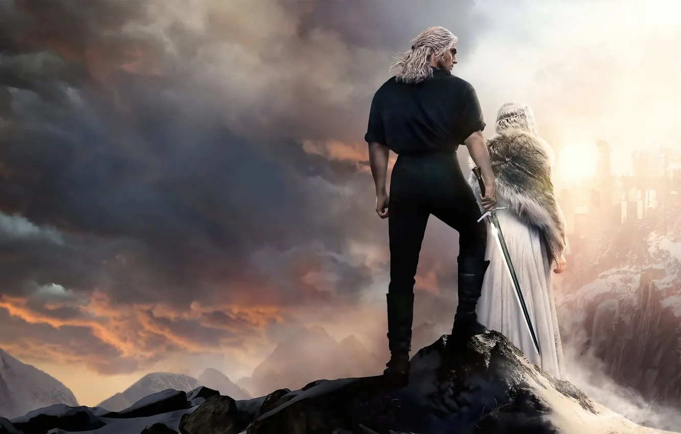 Photo wallpaper The Witcher, characters, movies, TV series
