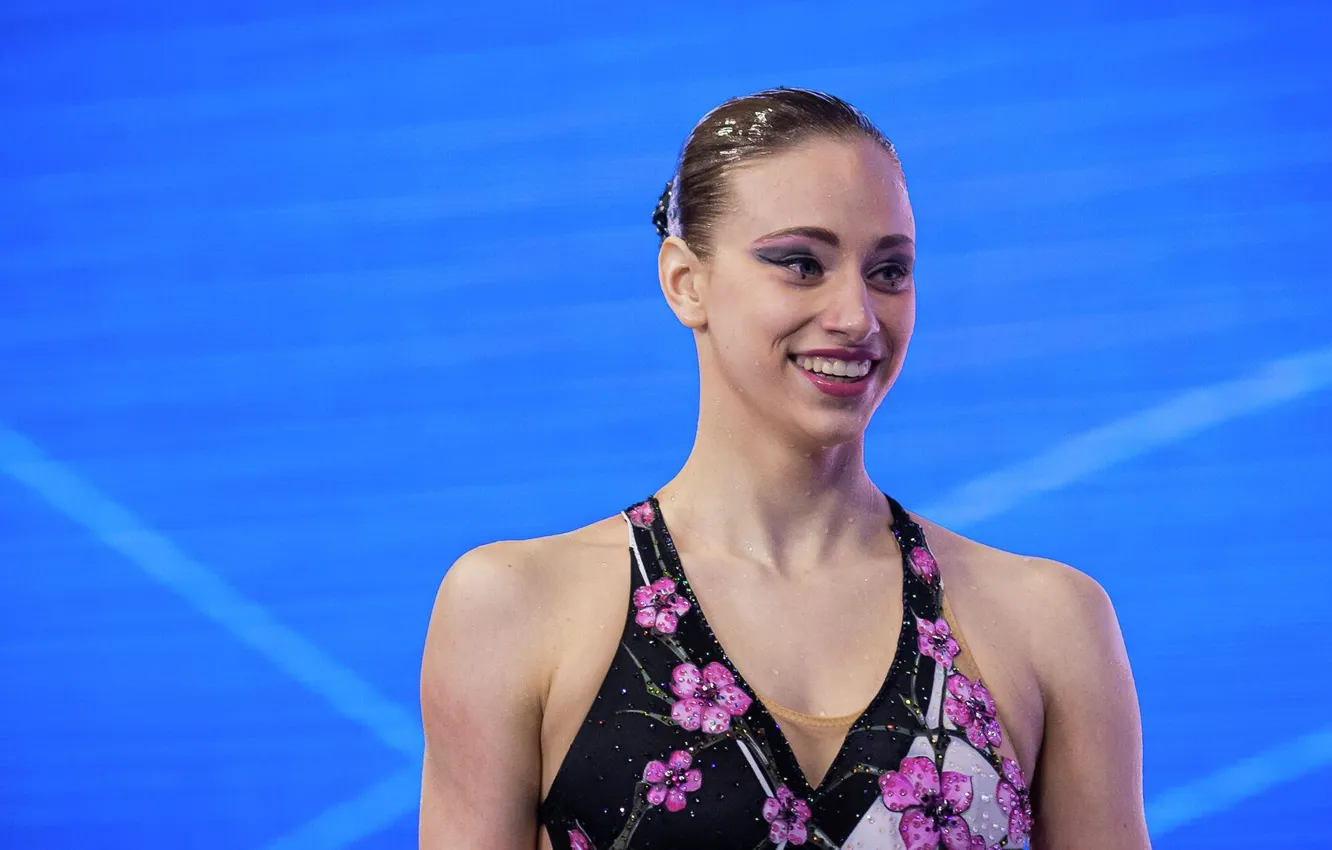 Photo wallpaper synchronized swimming, synchronized swimmer, Varvara Subbotina