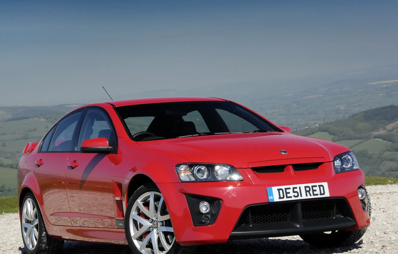 Photo wallpaper red, Vauxhall, the front part, VRX8