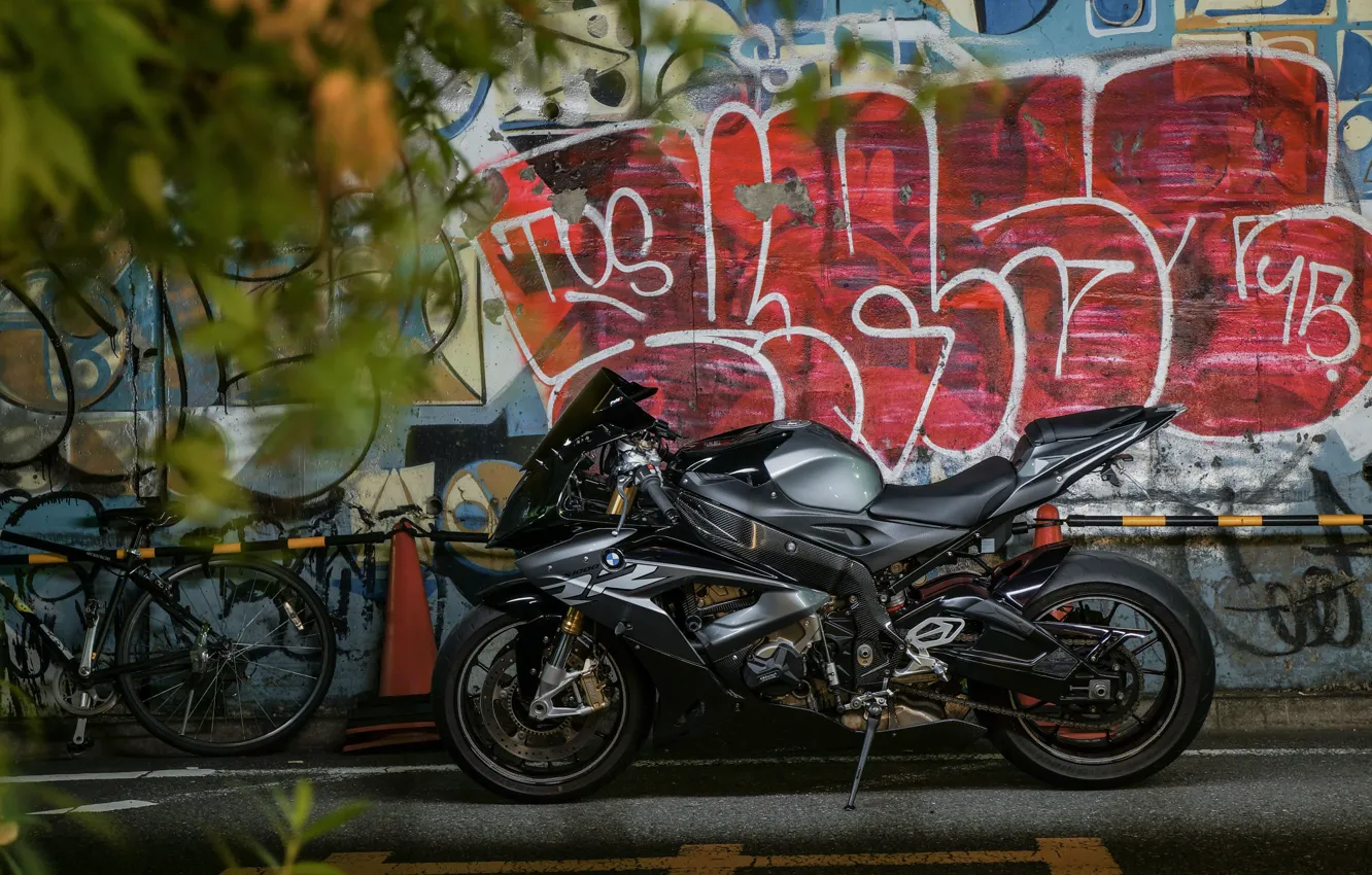 Photo wallpaper BMW, motorcycle, bike, S1000RR, S1000