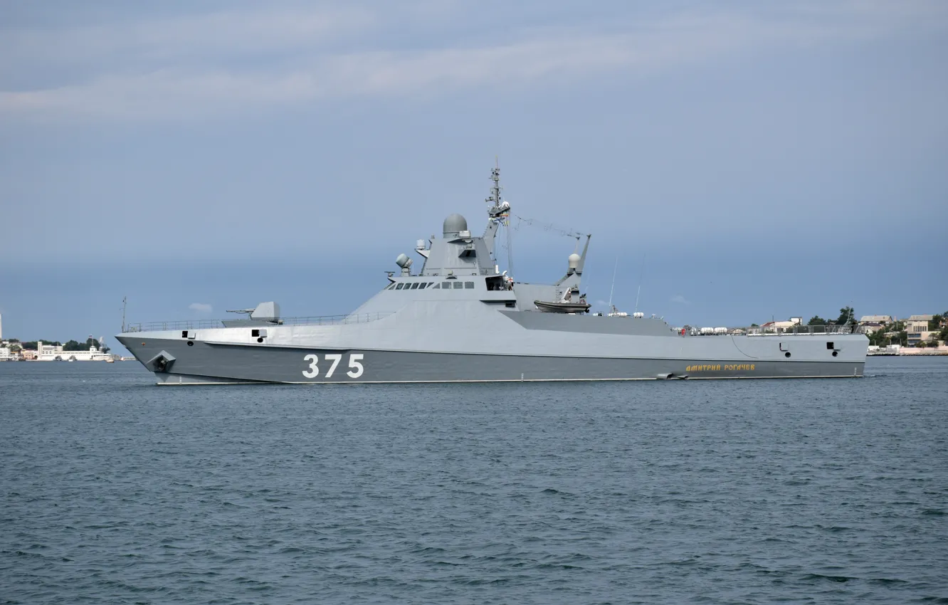 Photo wallpaper ship, patrol, The black sea, Dmitry Rogachev