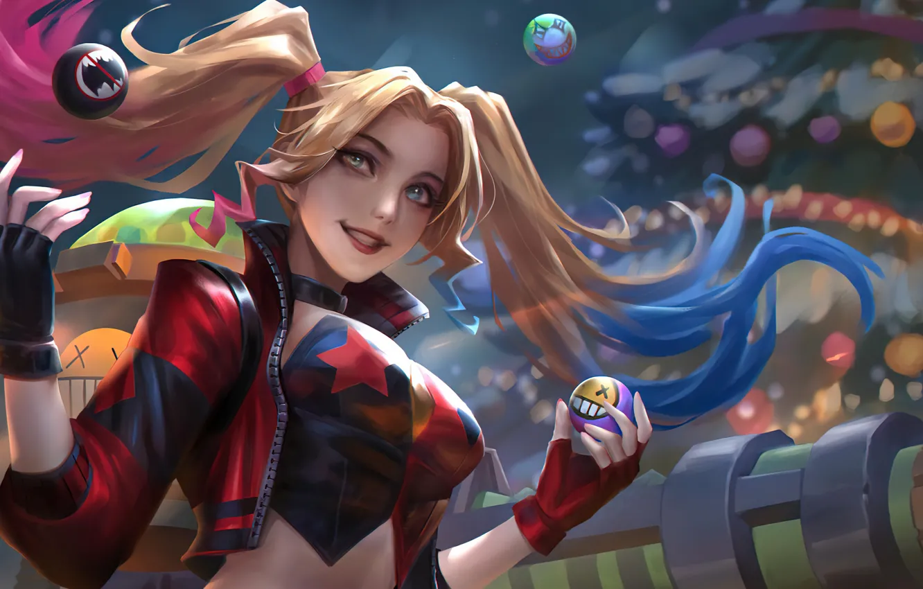 Photo wallpaper art, DC Comics, Harley Quinn