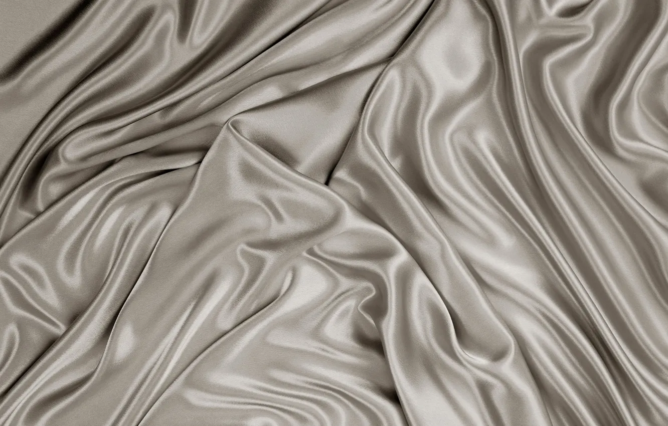 Photo wallpaper grey, texture, silk, fabric, silk, satin