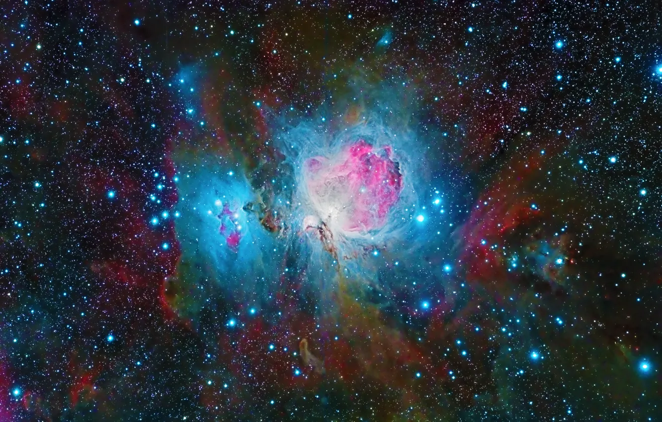 Photo wallpaper space, stars, beauty, the Orion nebula