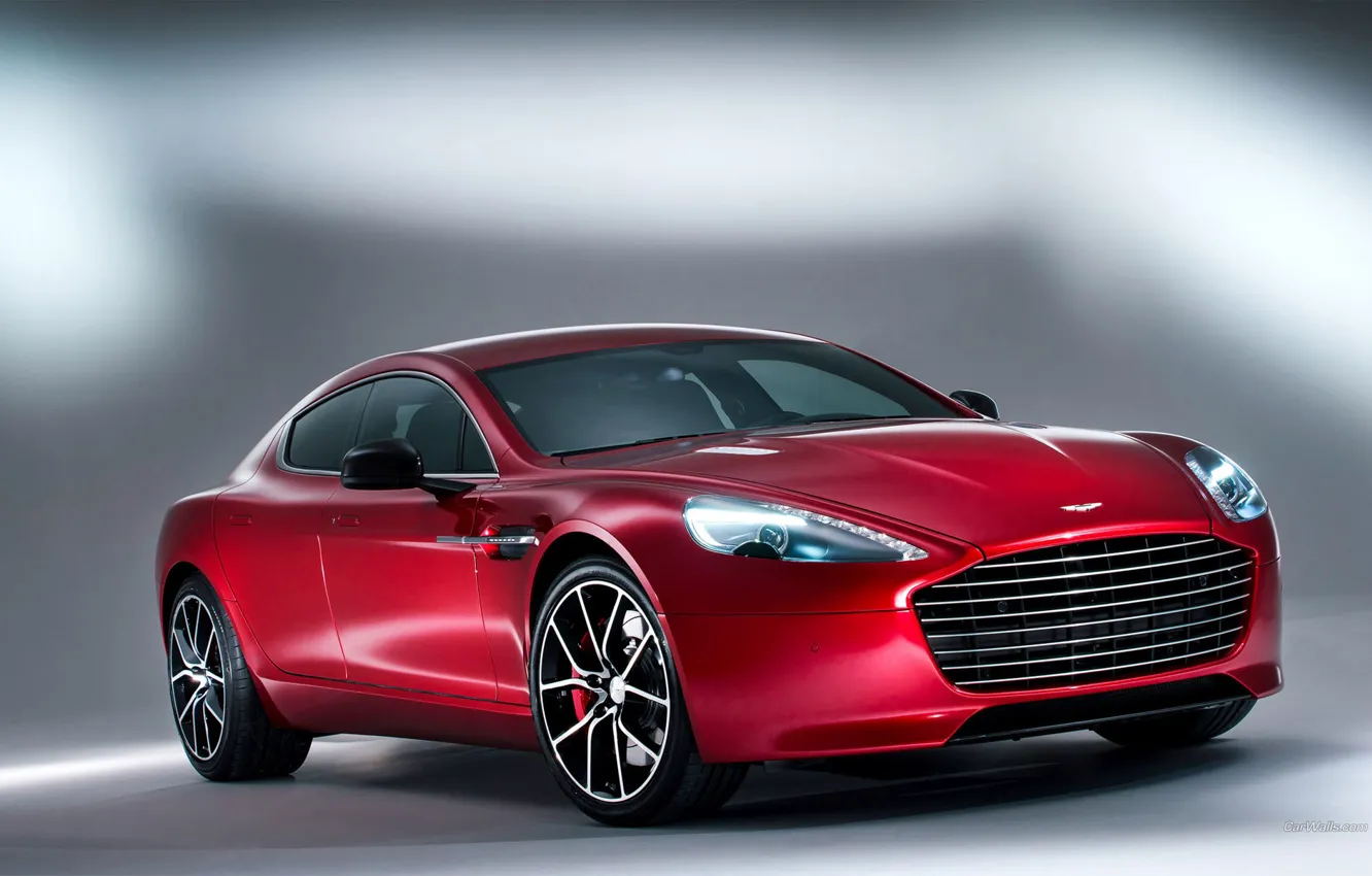Photo wallpaper Aston Martin, Red, Rapid