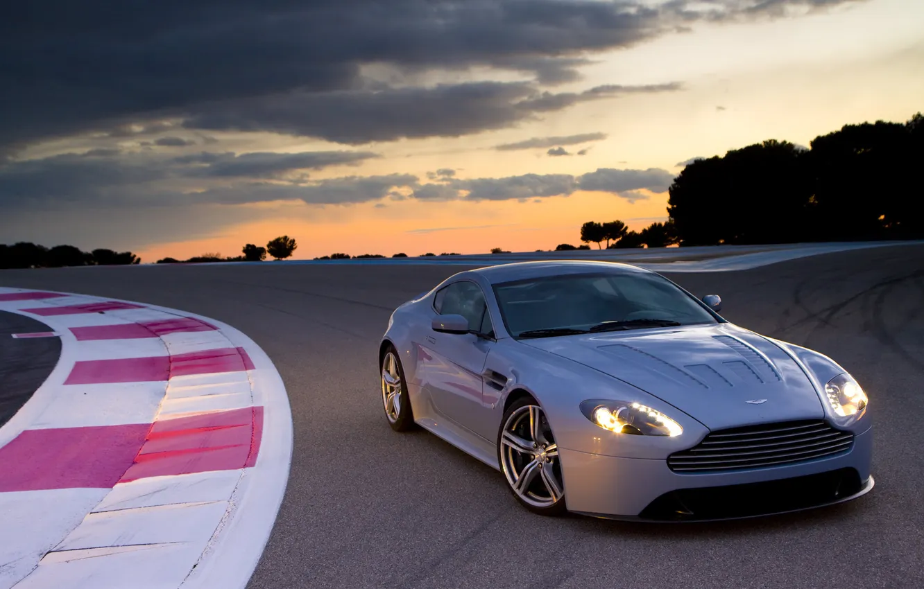 Photo wallpaper car, machine, auto, Concept, landscape, Wallpaper, Aston Martin, track