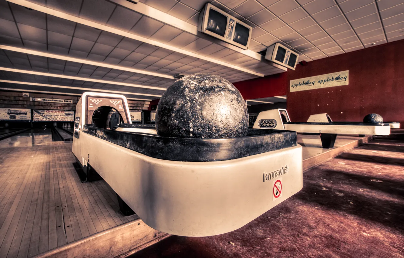 Photo wallpaper sport, the ball, bowling
