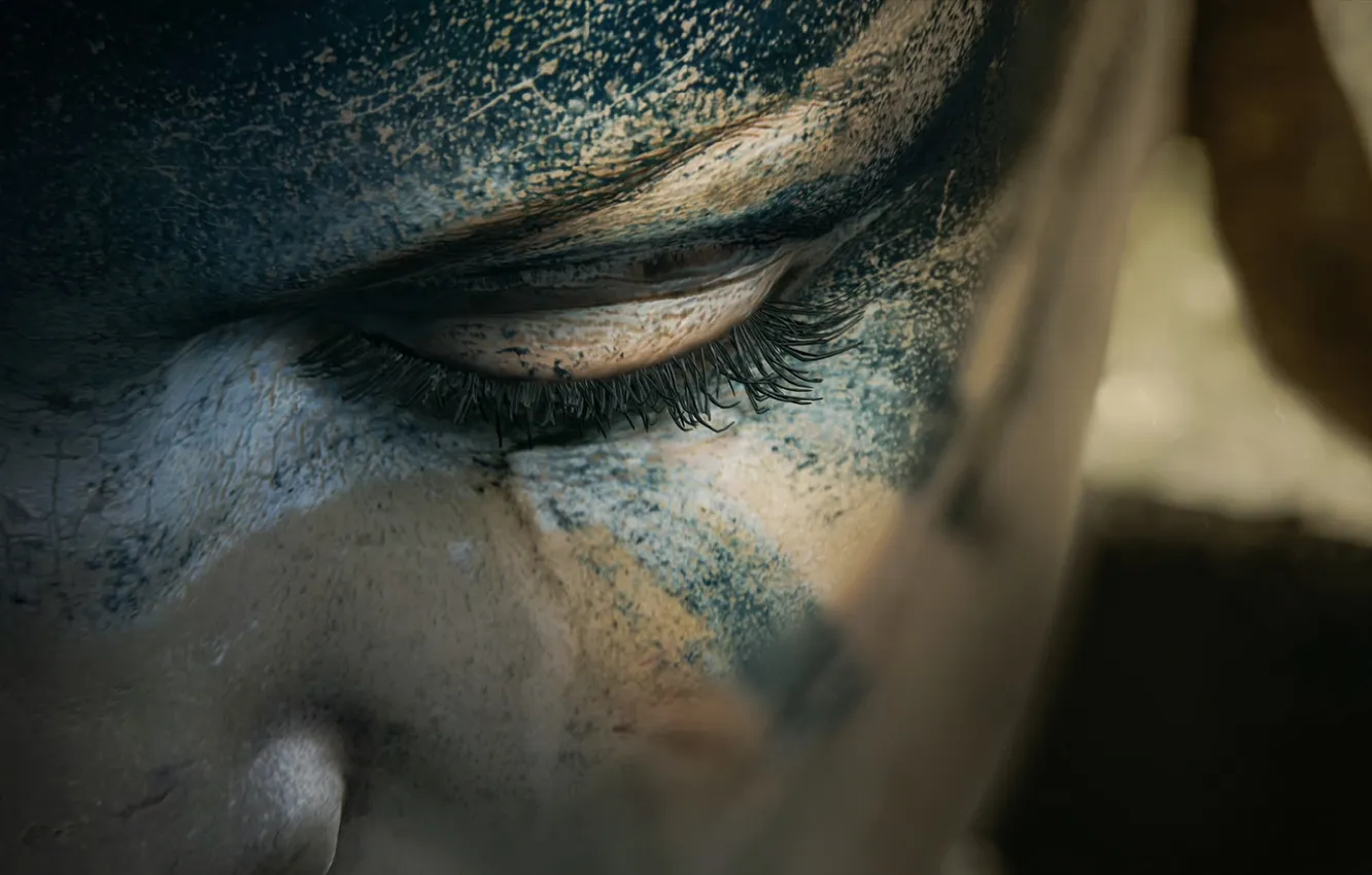 Photo wallpaper Ninja Theory, PS4, Bright blade