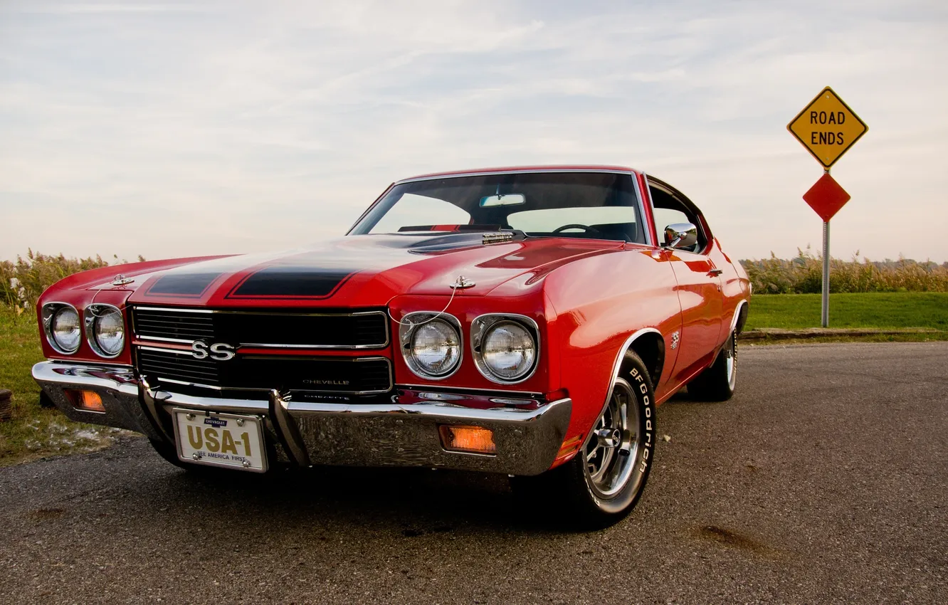 Photo wallpaper Super Sport, Chevelle, 70's