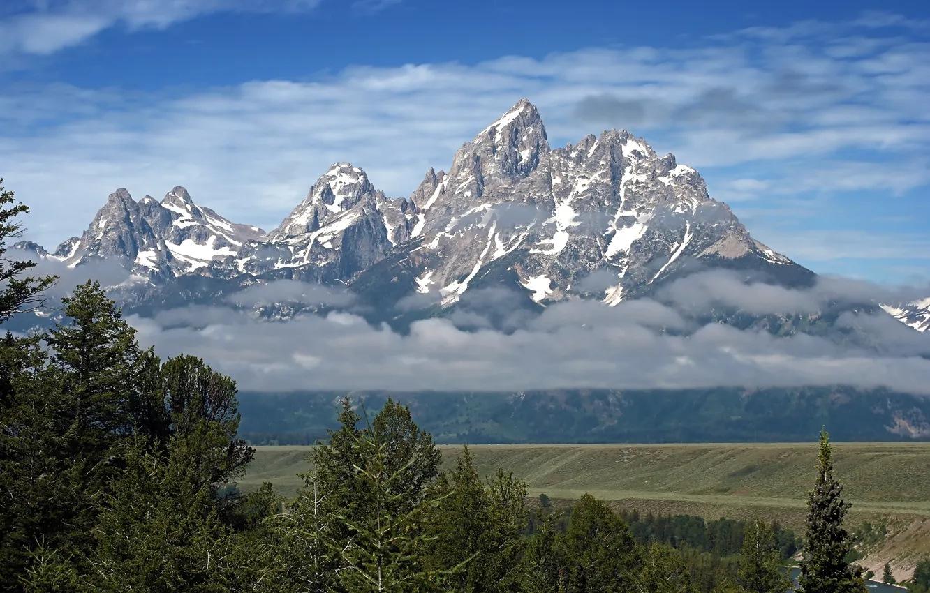 Photo wallpaper Wyoming, Grand Teton National Park, U.S, grand-tetons
