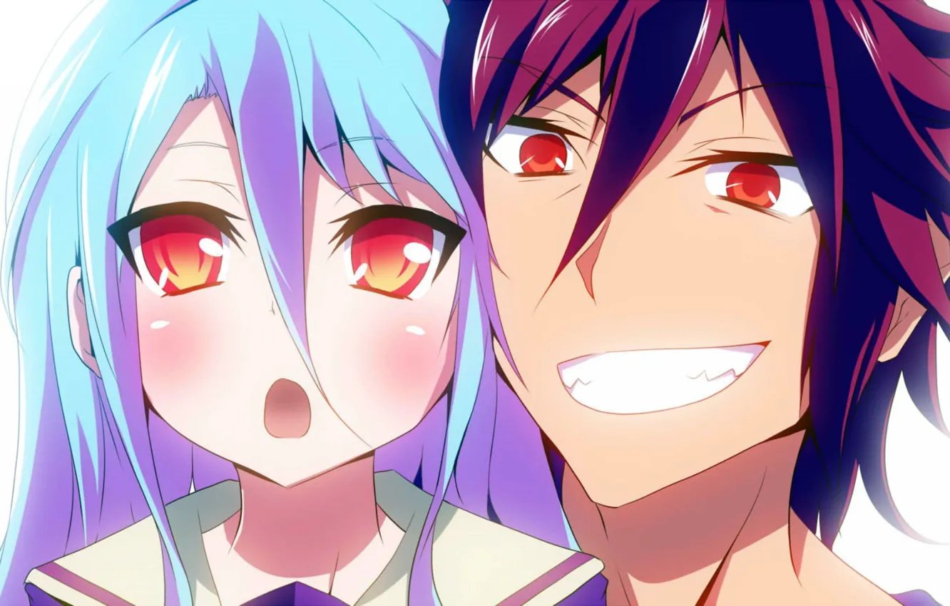 Photo wallpaper Sora, Shiro, No Game No Life