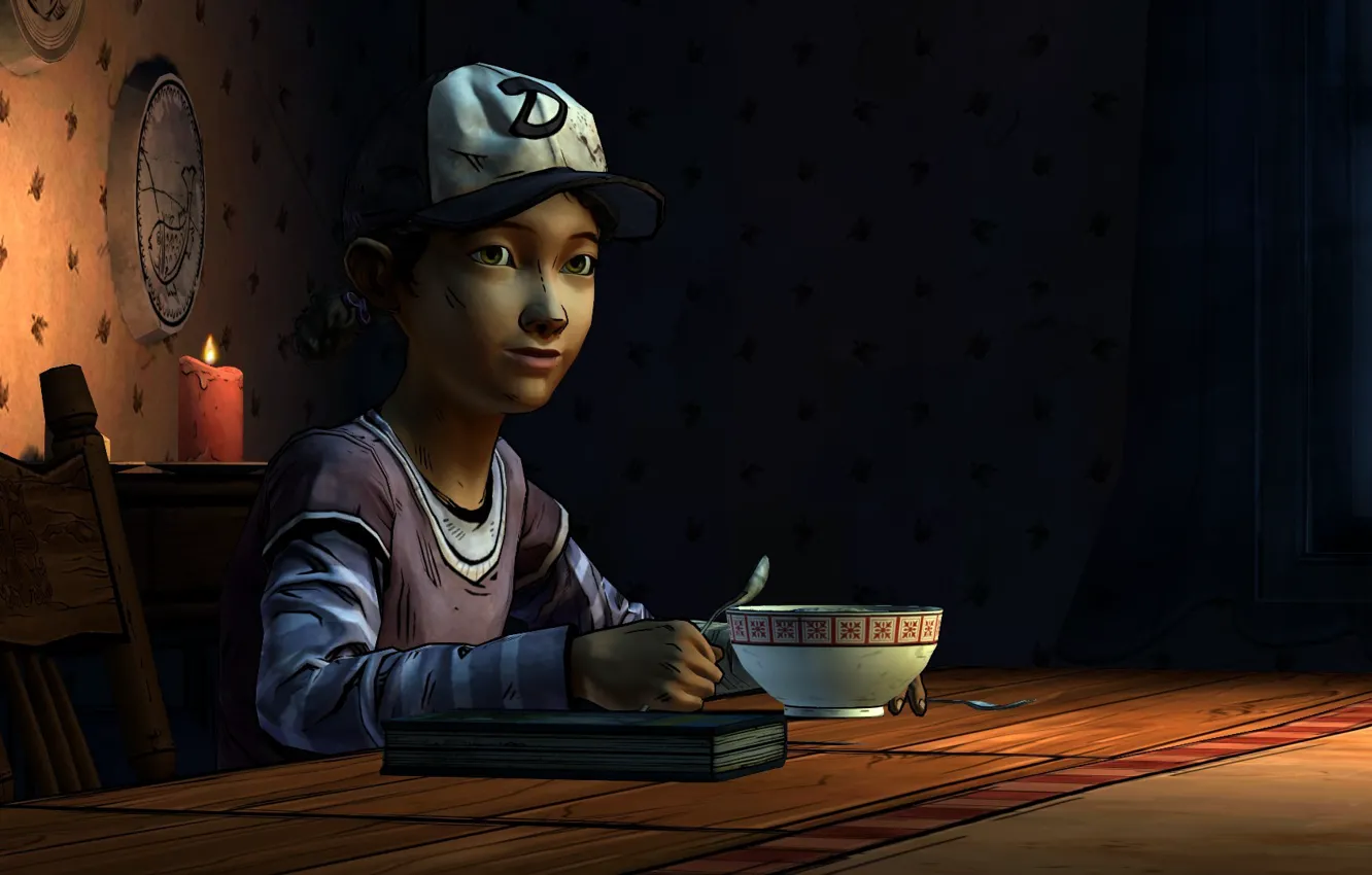 Photo wallpaper game, Clementine, TheWalkingDead