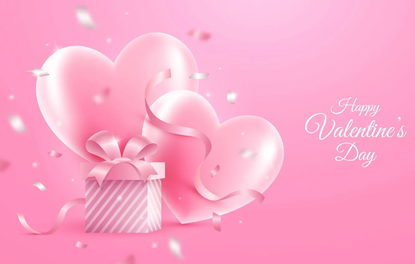 Photo wallpaper holiday, romance, heart, Valentine's day, valentines day