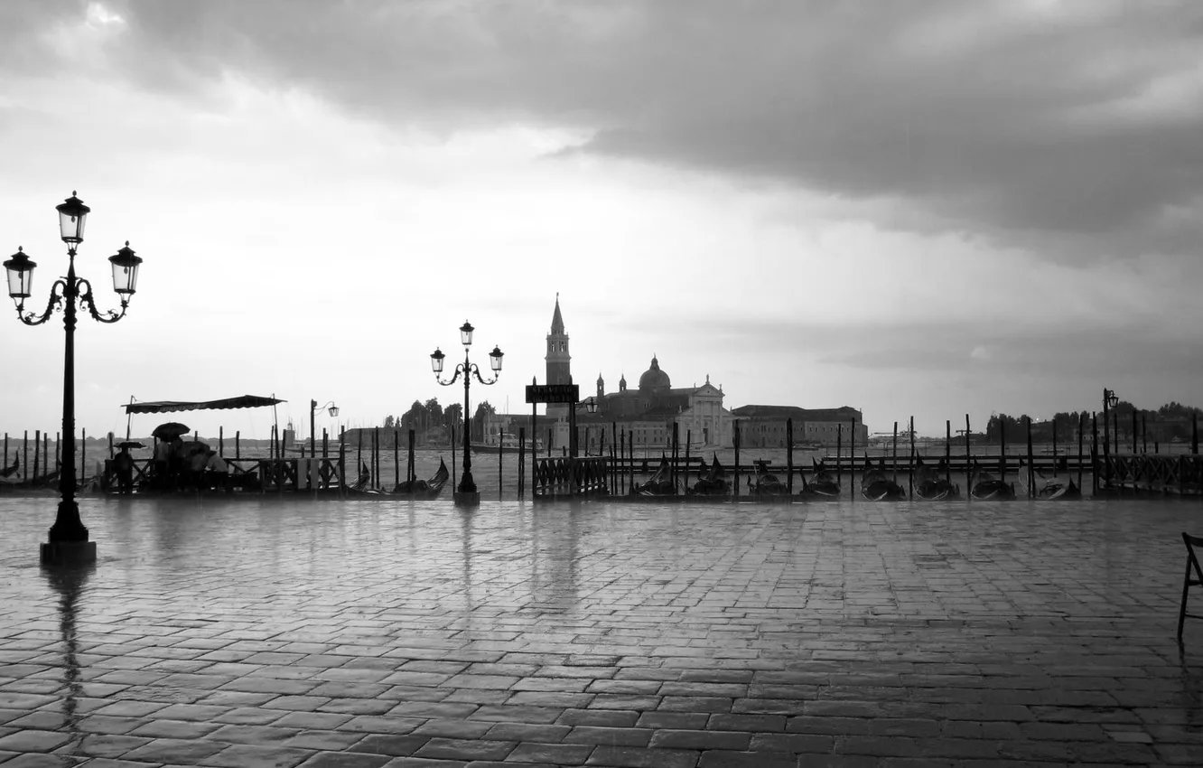 Photo wallpaper the city, black, area