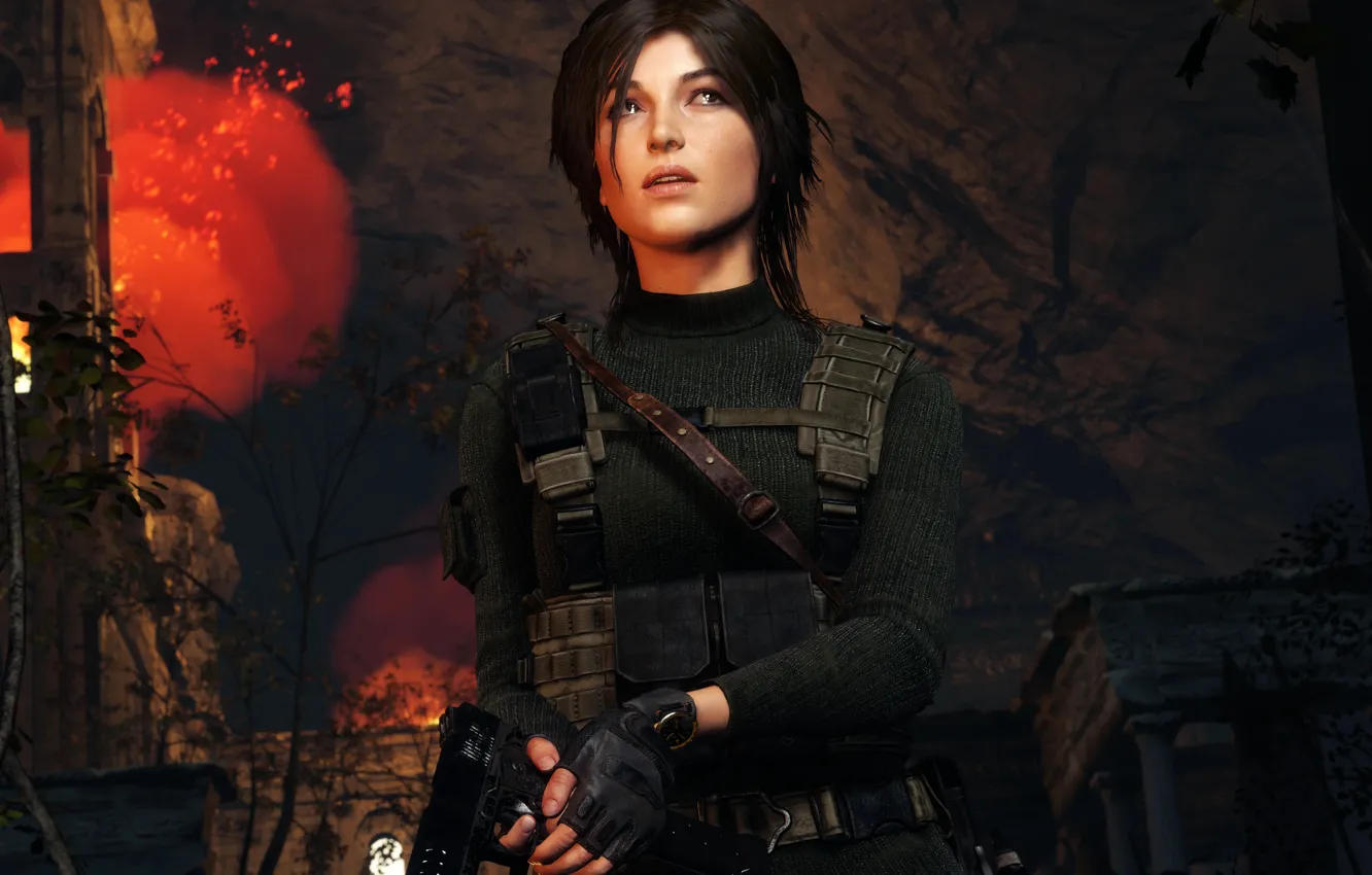 Photo wallpaper Tomb Raider, Lara, Portraits, Rise