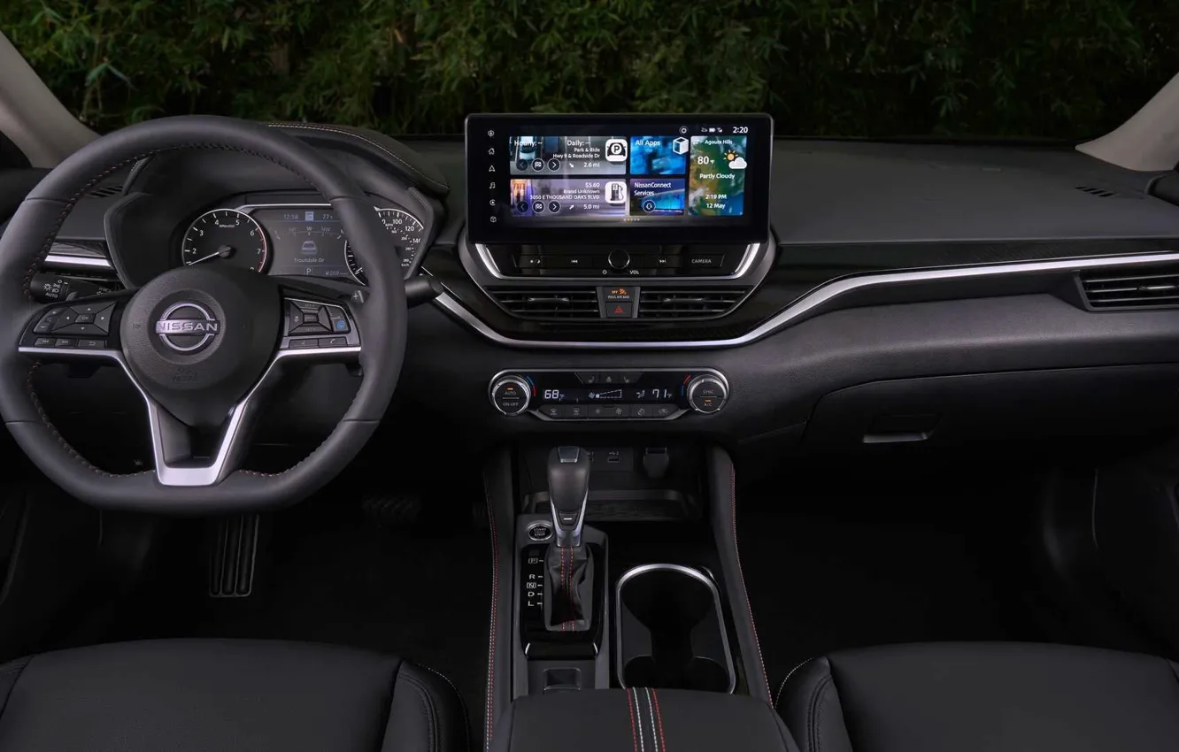 Photo wallpaper interior, Nissan, display, Altima, L34