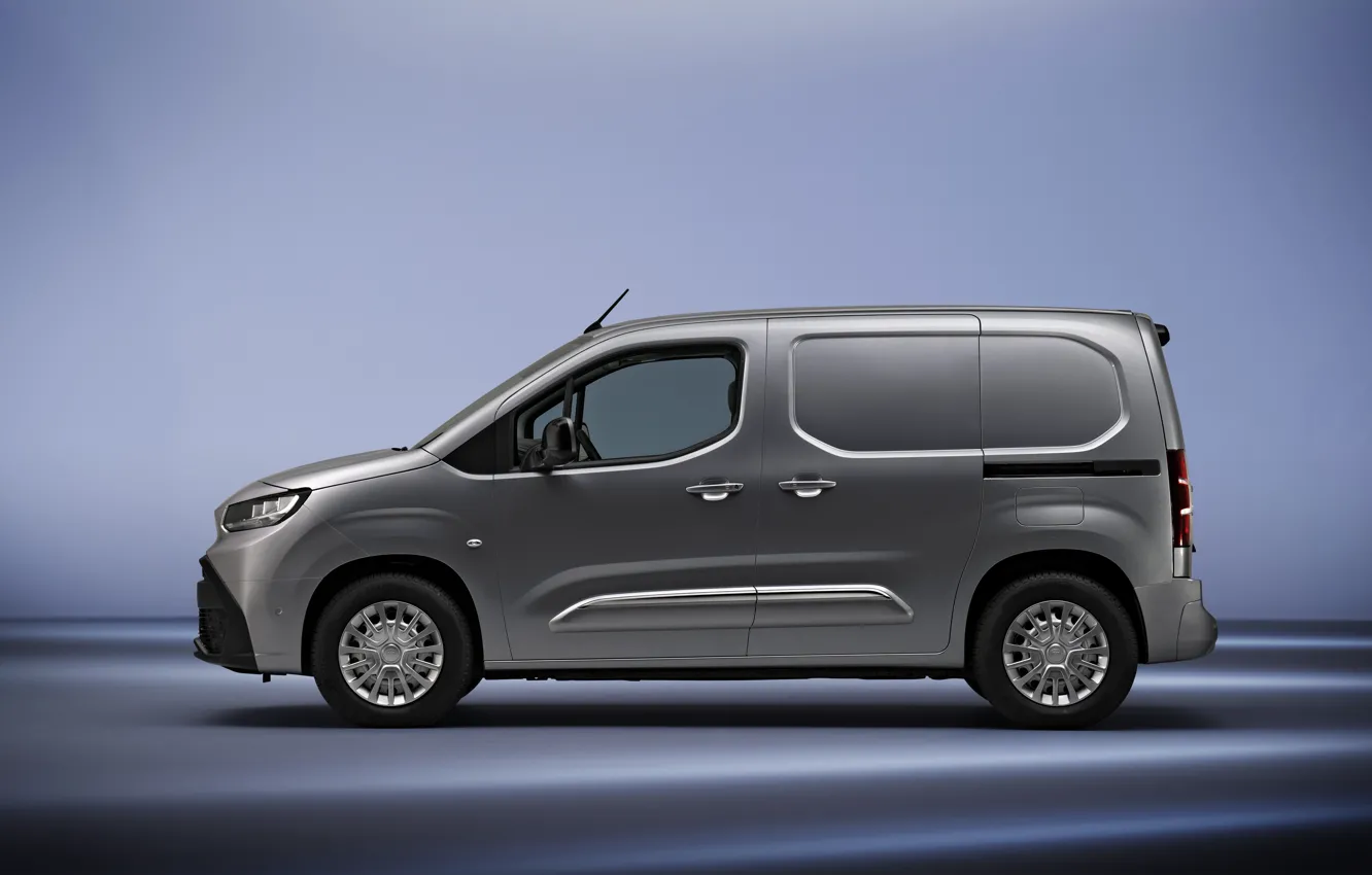 Photo wallpaper City, Toyota, side view, Toyota, Van, Electric, ProAce, 2024