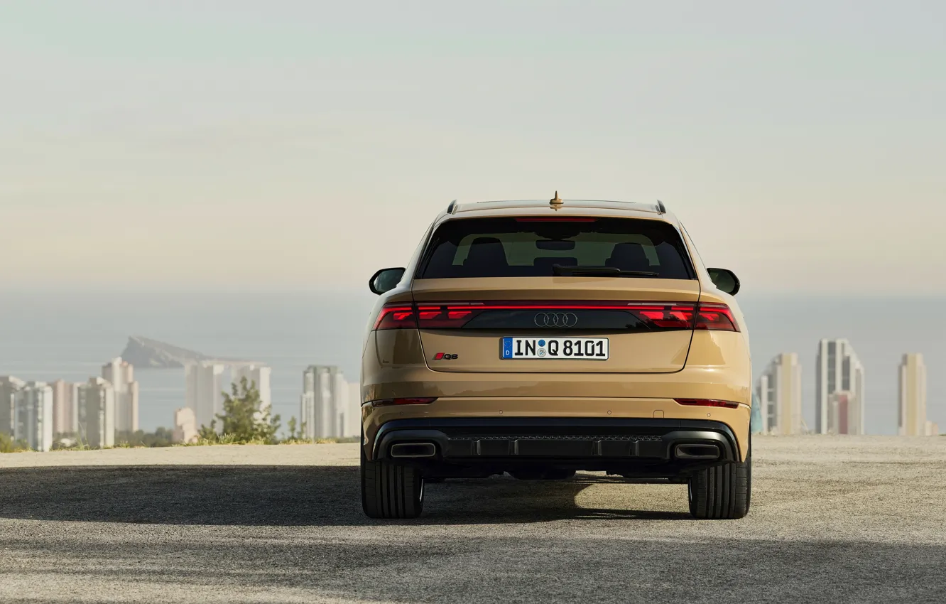 Photo wallpaper Audi, rear view, Q8, Audi Q8 2024
