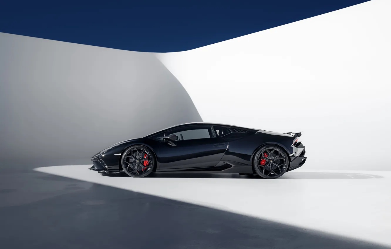 Photo wallpaper Lamborghini, Huracan, side view, Novitec Lamborghini Huracan Tecnica