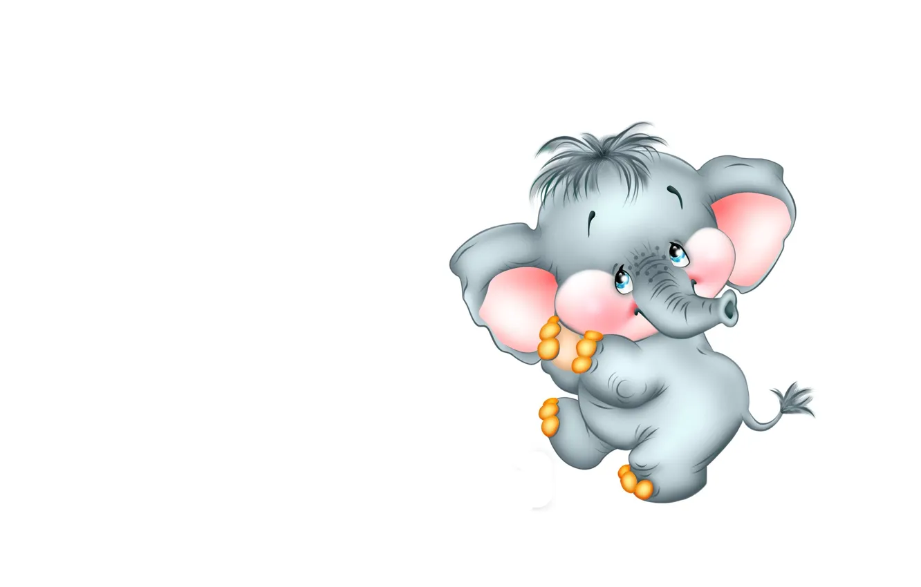 Photo wallpaper mood, dance, art, elephant, children's