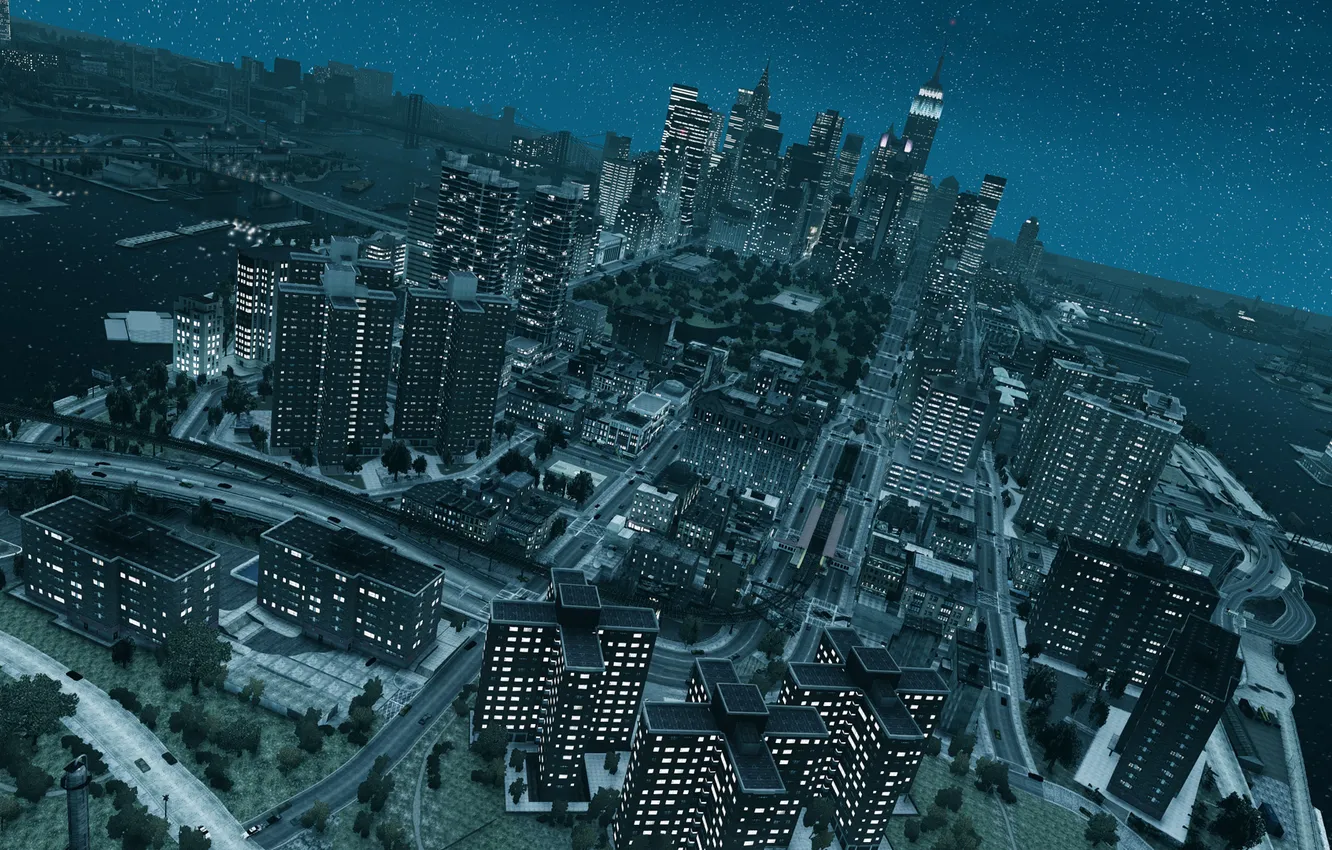 Photo wallpaper the city, New York, Central Park, Grand Theft Auto IV
