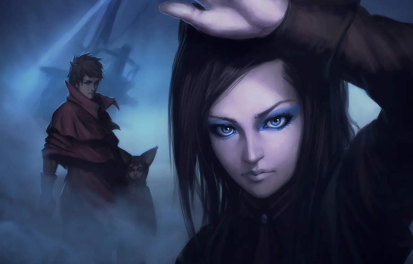Photo wallpaper anime, art, Ergo Proxy, Rhyl Meyer, Pinot, Vincent Lo, KostanRyuk.