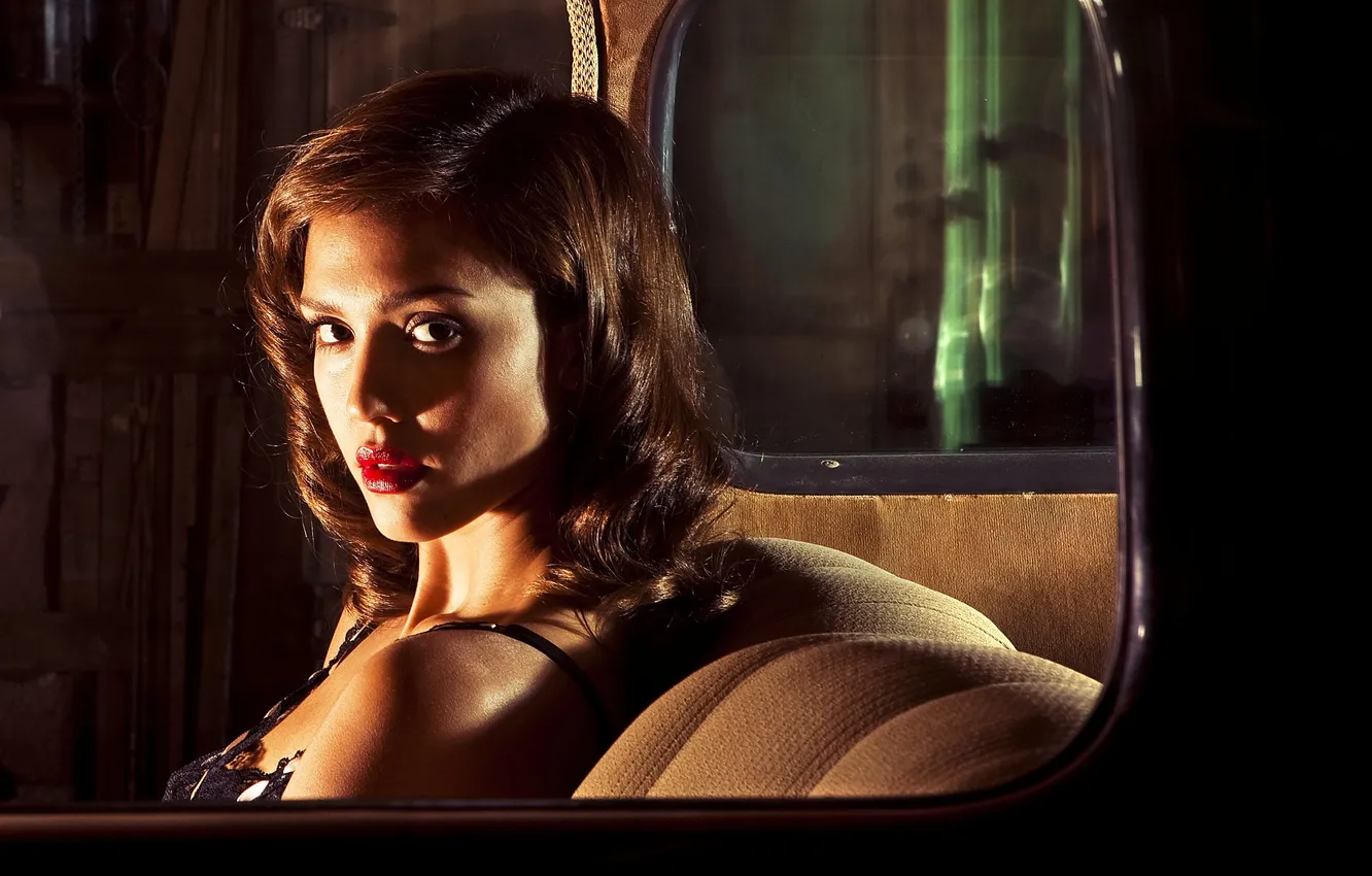 Photo wallpaper machine, Alba, actress, Jessica, Alba, Jessica