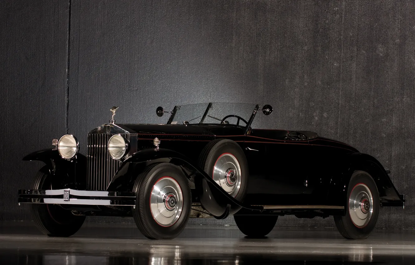 Photo wallpaper Roadster, 1932, retro cars, Retro Cars, Rolls-Royce Phantom II, Henley Brewster, Rolls-Royce Phantom II Henley …
