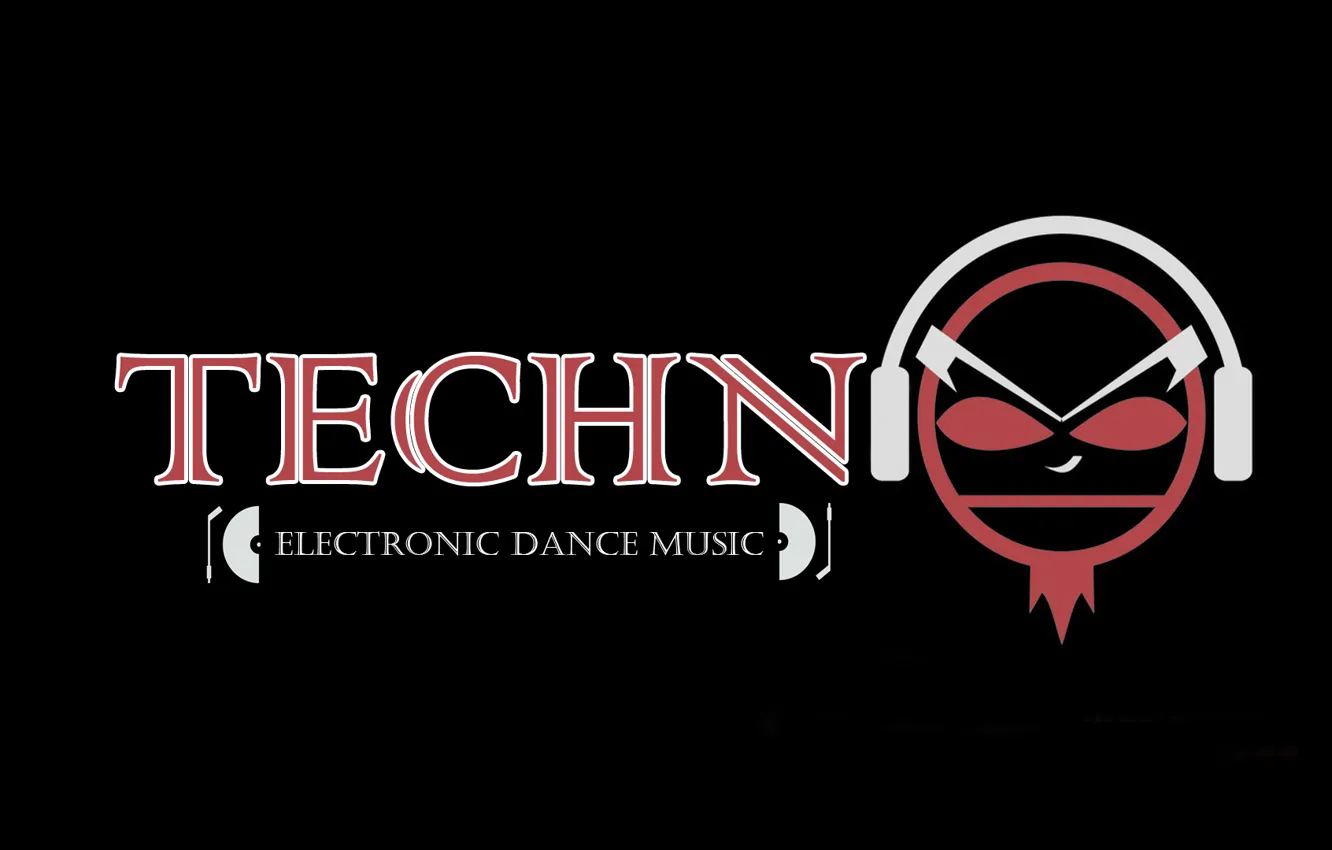 Photo wallpaper black, Music, style, techno, ilove_techno