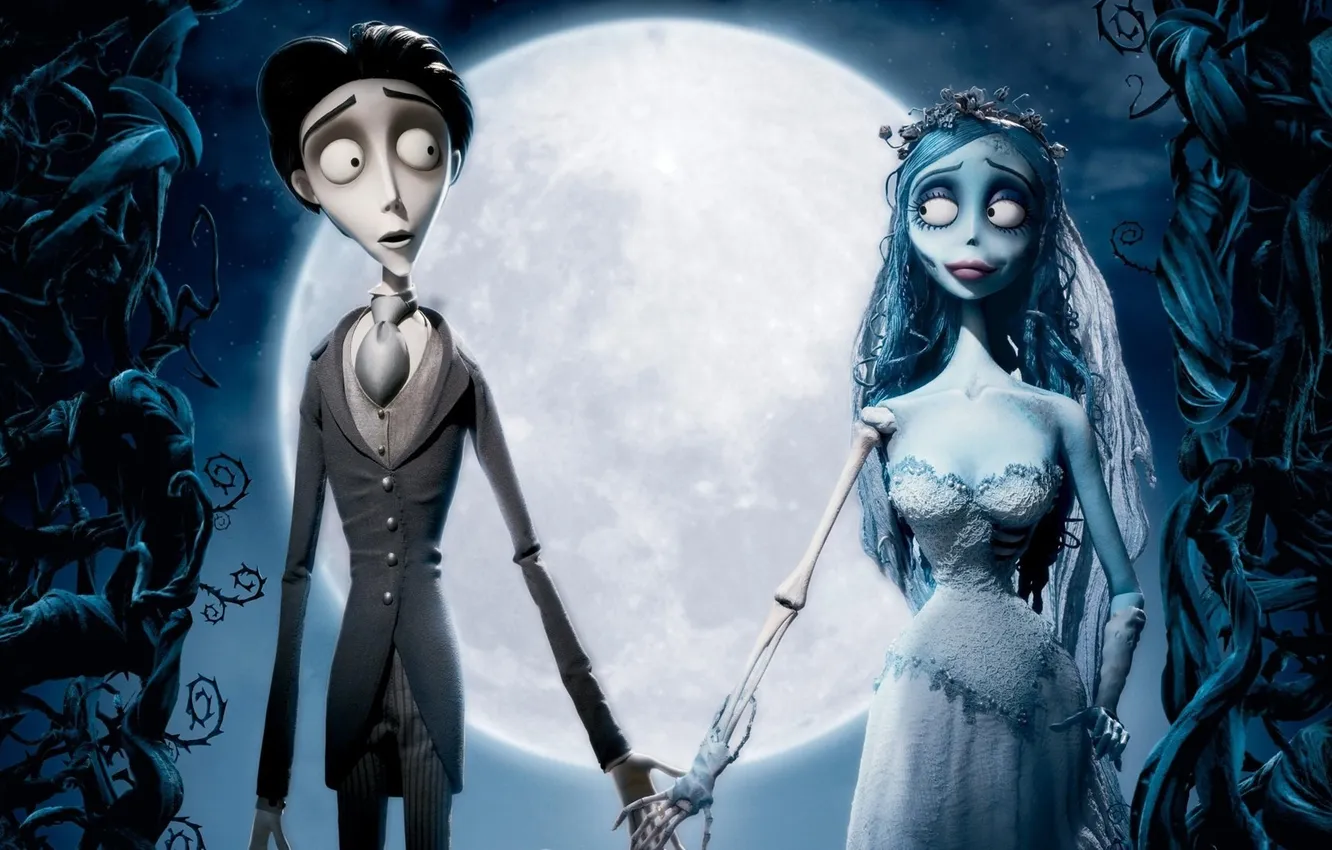 Photo wallpaper doll, Dead, bones, the bride