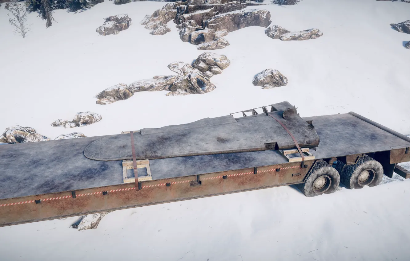 Photo wallpaper HDR, Winter, Snow, Game, Trailer, Rocks, Cold, Wing