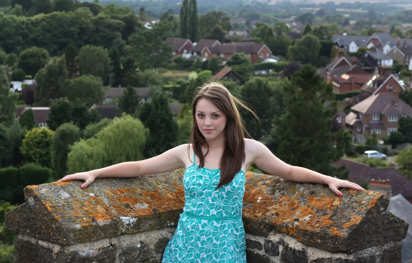 Photo wallpaper the city, portrait, Imogen