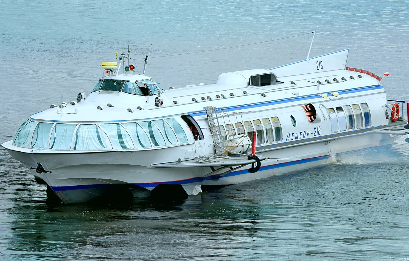 Photo wallpaper ship, hydrofoils, Meteor-218