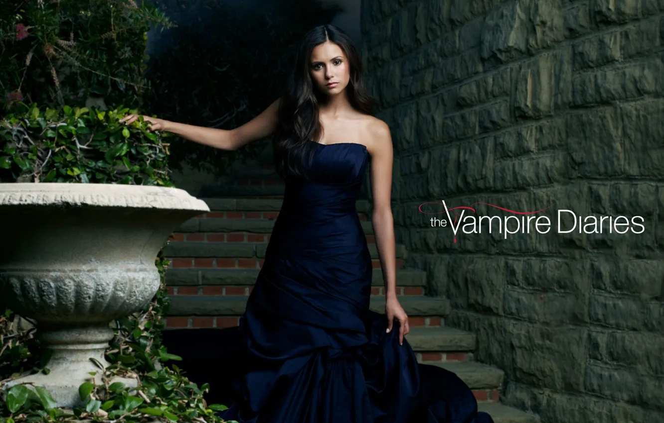 Photo wallpaper actress, Nina Dobrev, The vampire diaries