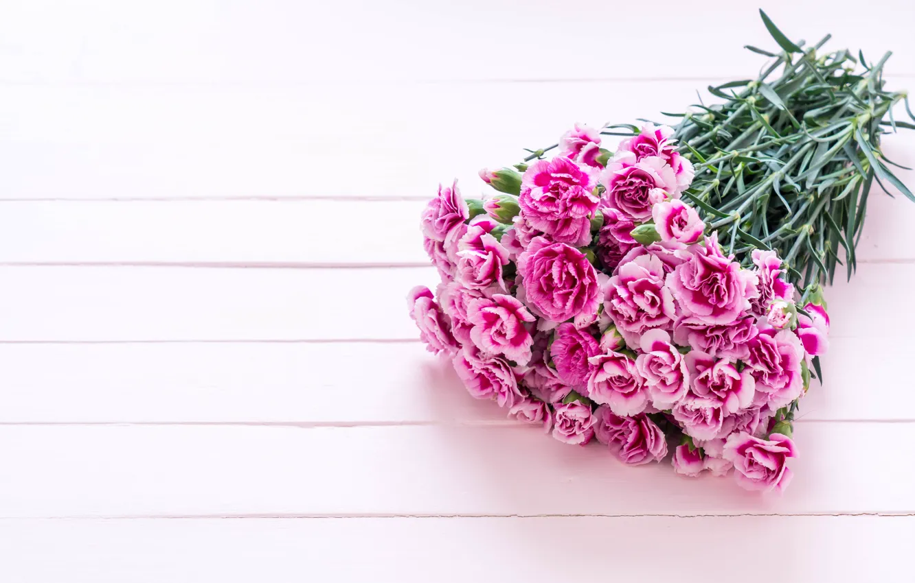 Photo wallpaper pink, bouquet, clove